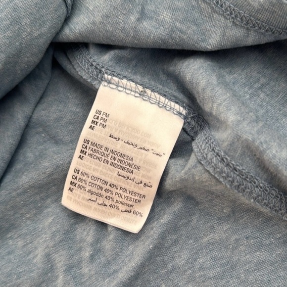 Style & Co. Asymmetric Gray Short Sleeve Tee-Size PM - Picture 4 of 4